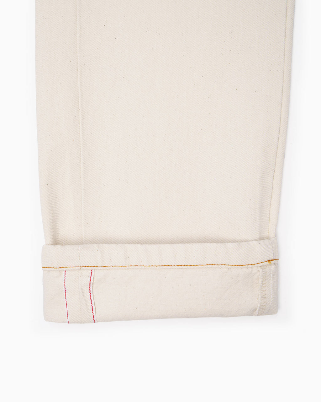 Pantaloni Fatigue - Denim Ecrù Cimosato