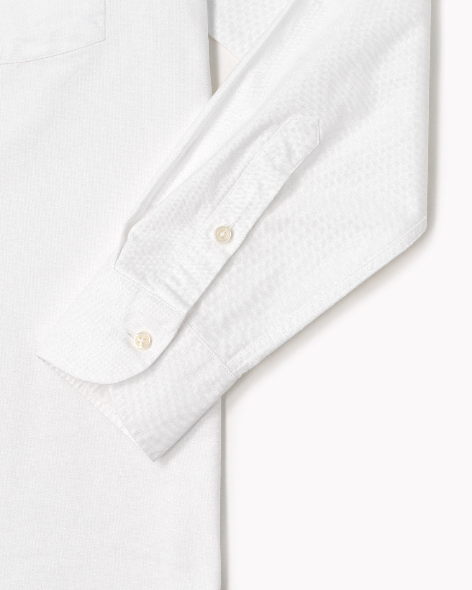 Essential Button-Down Shirt - White