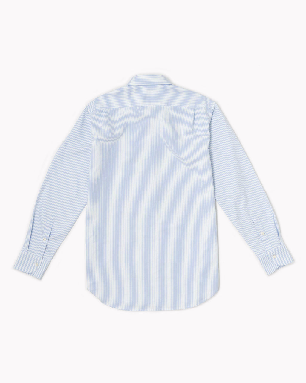 Essential Button-Down Shirt  - White/Light Blue Stripes