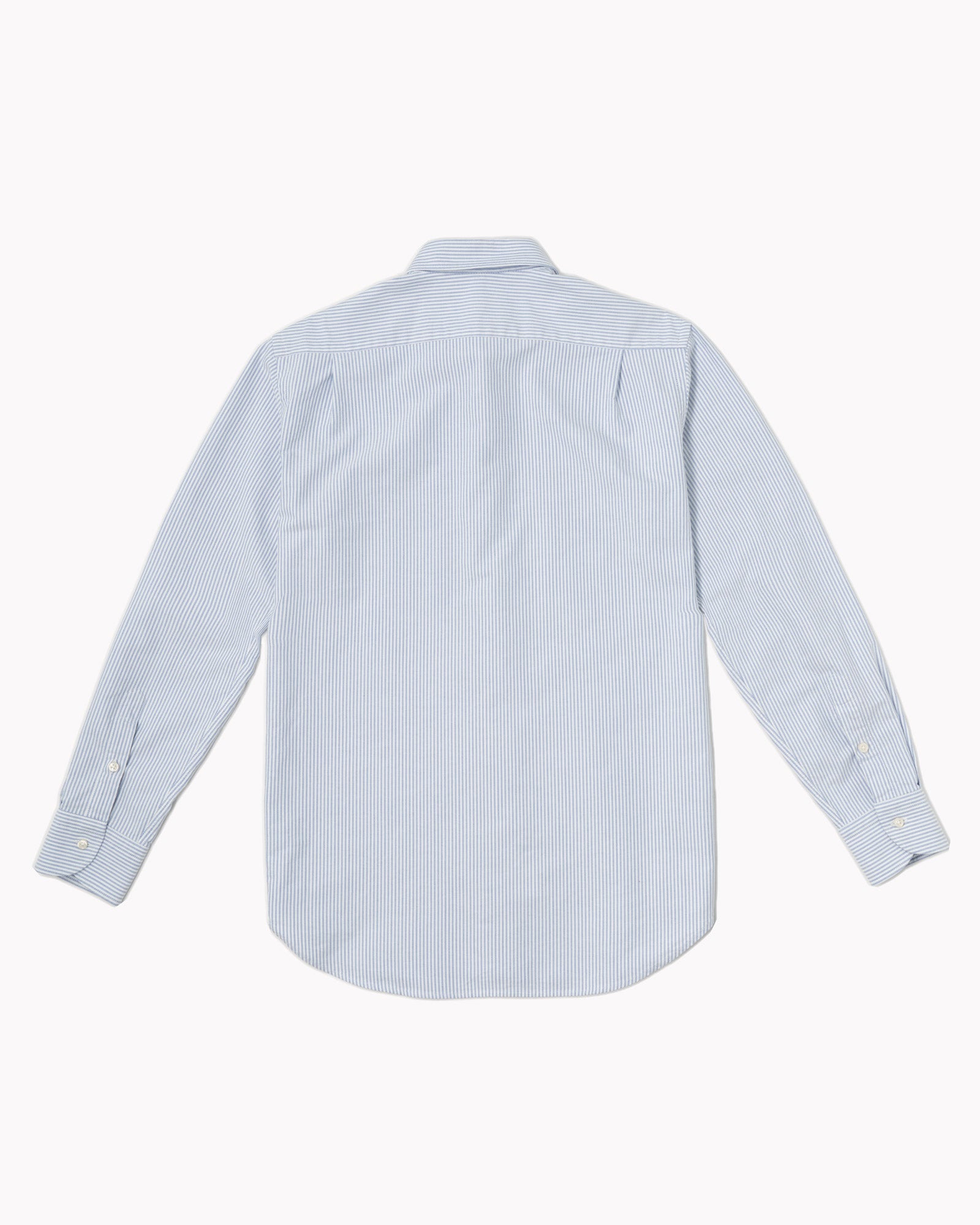 Essential Button-Down Shirt  - White/Blue Stripes