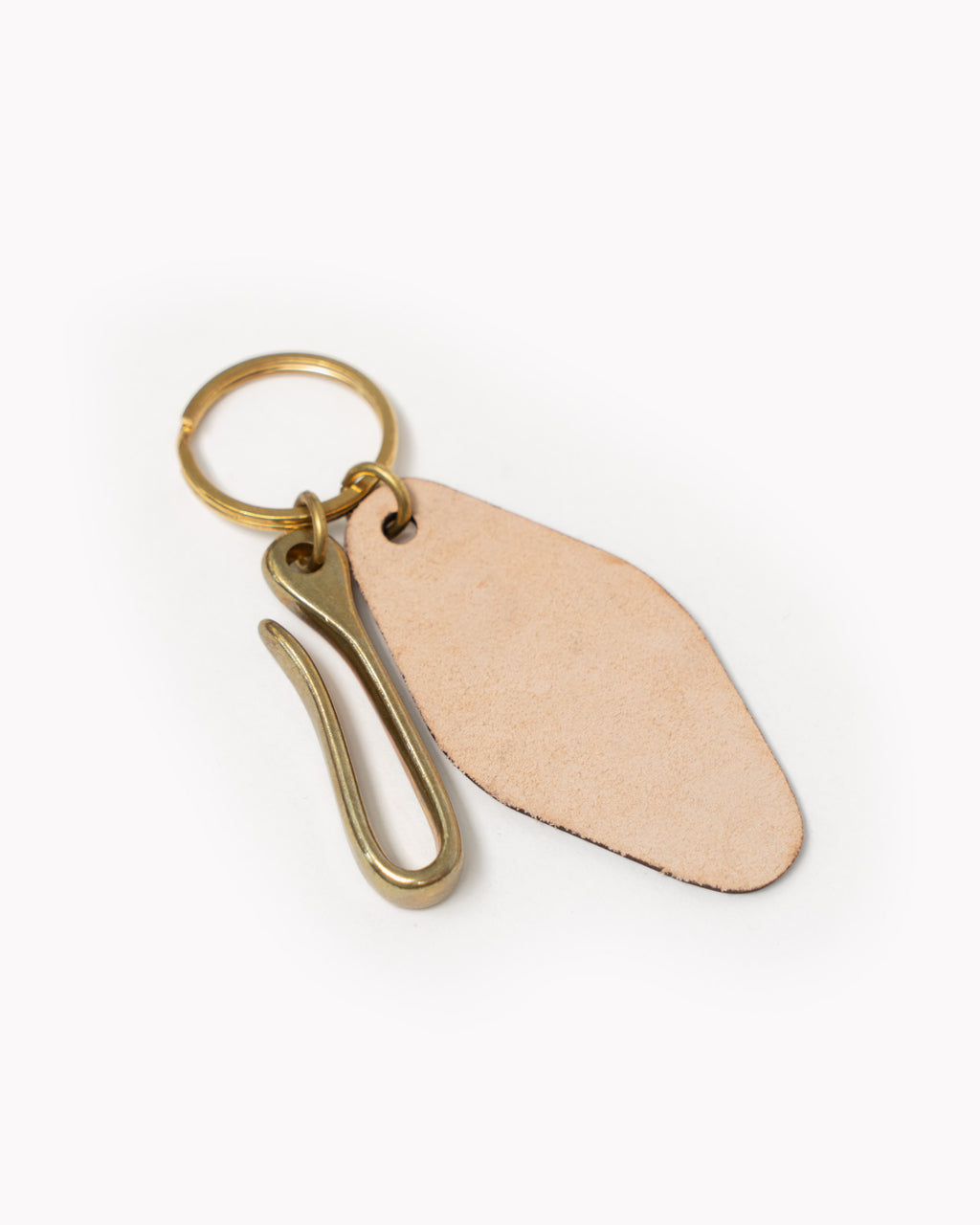 YEEE HAW Natural Leather Keychain